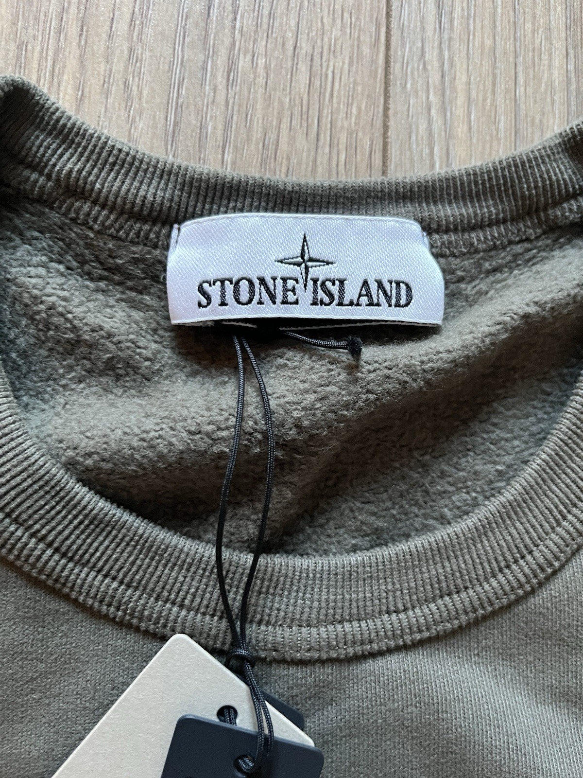 Stone Island Organic Cotton Sweatshirt - Mens Large - Military Green £300+ RRP image 6