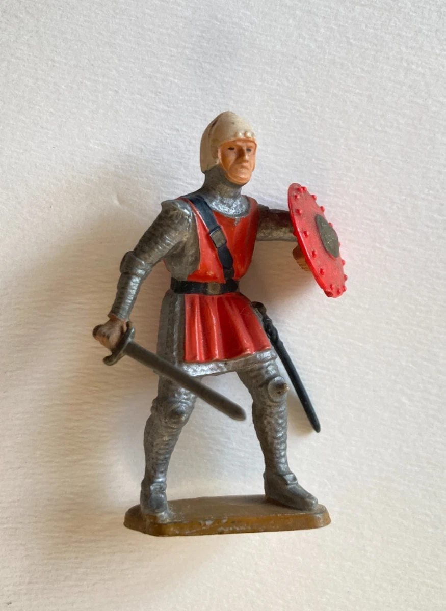 Figurine Starlux Moyen Âge - Chevalier Cavalerie, Soldat Ancien (France)