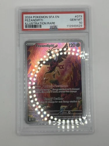 2024 Pokemon Shrouded Fable FEZANDIPITI Illustration Rare #73 PSA 10 #73