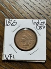 1865 Indian Head Cent Penny VF Very Fine Better Date US 1c Type Coin (Raw18559)