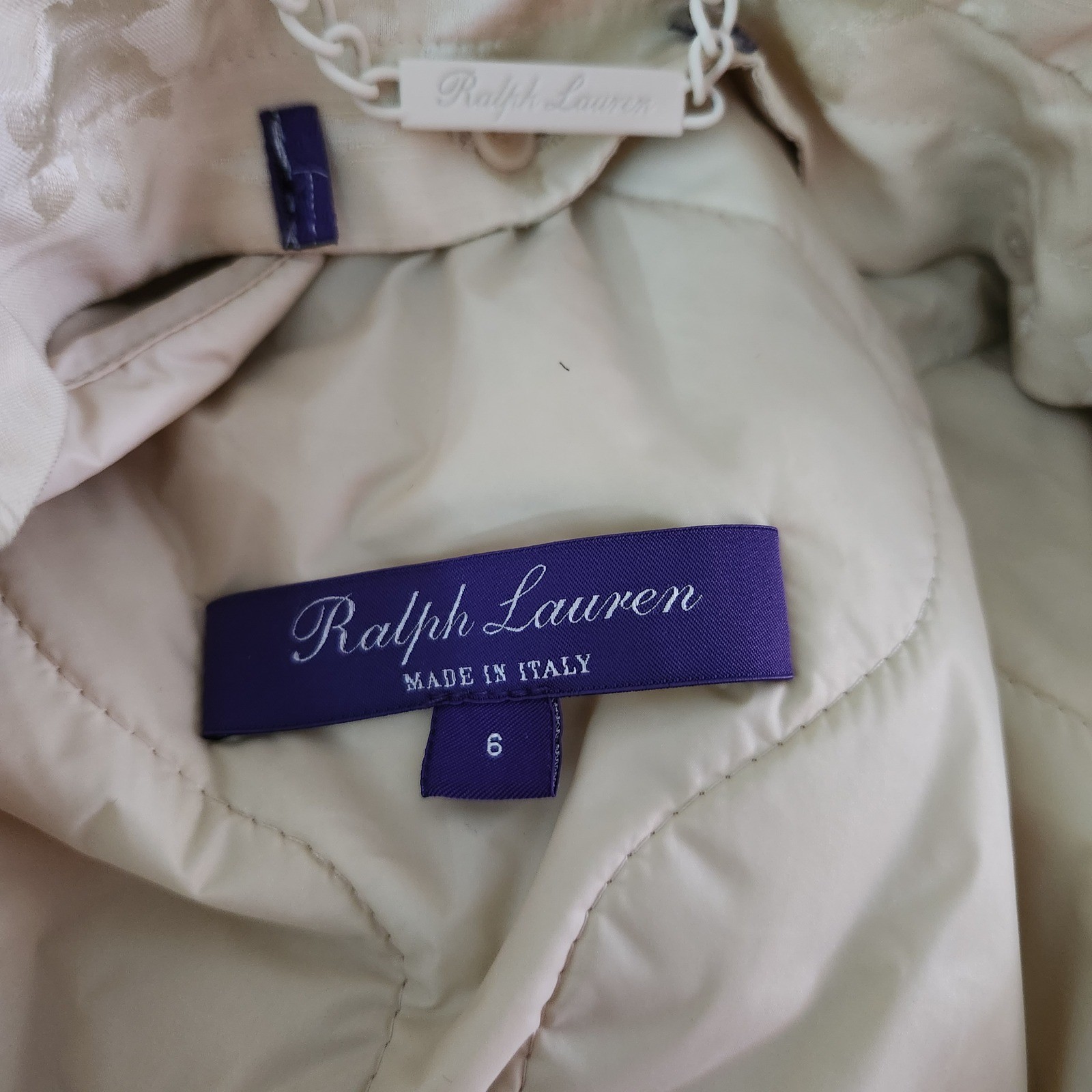 Rare Ralph Lauren Purple Label Runway Silk Brocade Utility Jacket Made Italy 6 image 3