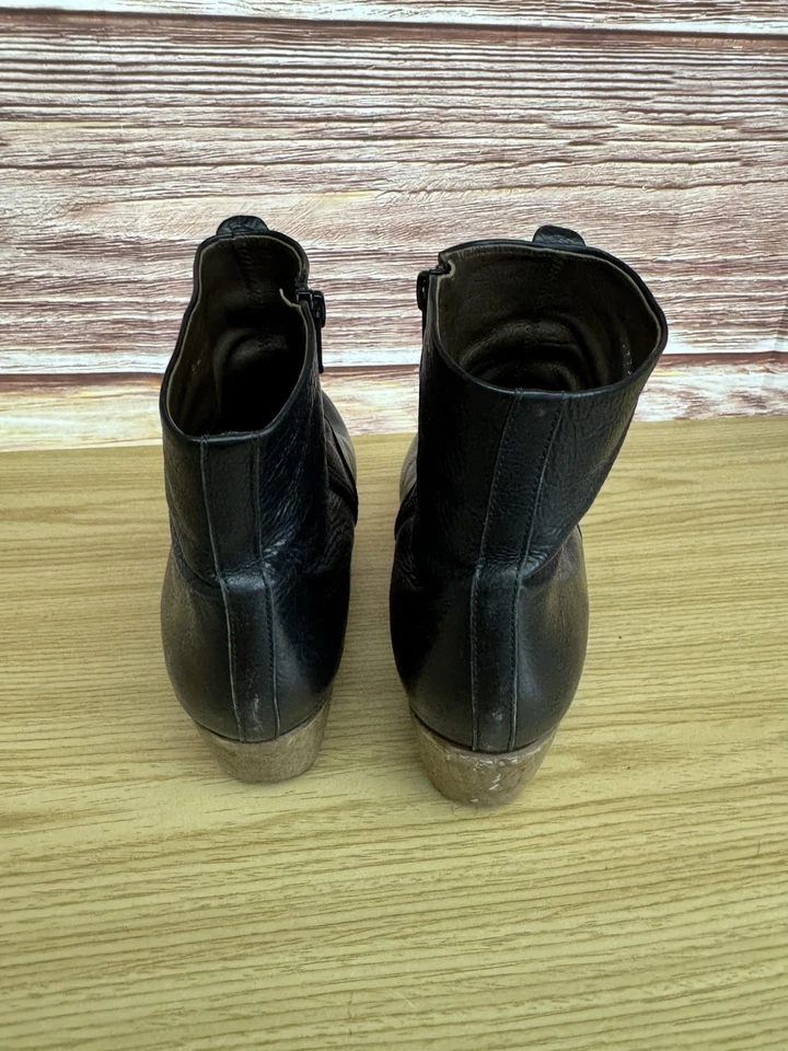 Coclico Tik Sabina Black Leather Clog Size 39 - Image 2 of 4