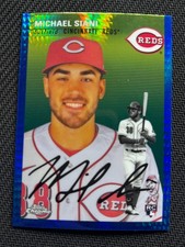 2023 Topps Chrome Platinum Anniversary - Michael Siani Blue Prism Refractor RC