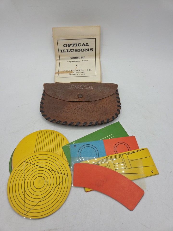 Vintage Stuart MFG. CO. Optical Illusions Science Set