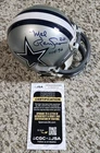 Mel Renfro Signed Riddell Dallas Cowboys Mini Helmet JSA COA