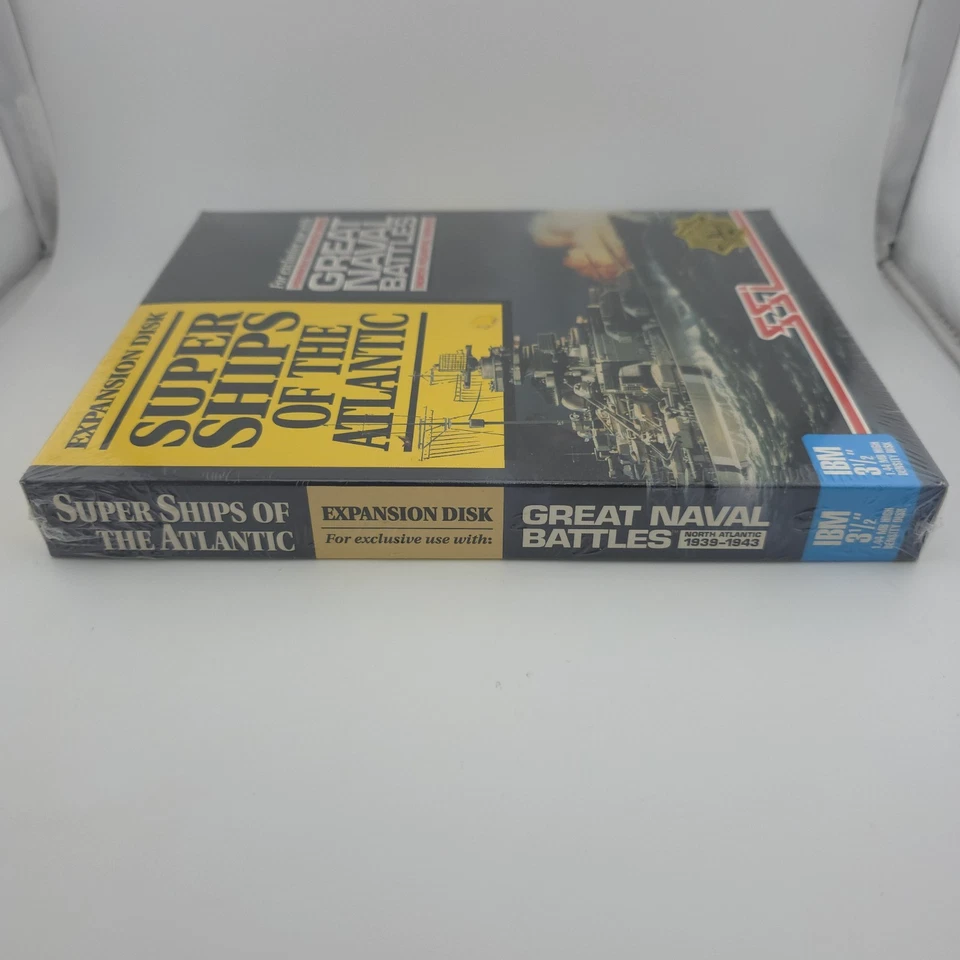 Great Naval Battles: Super Ships of the Atlantic, 1992, Big Box, New & Sealed - Image 4 of 4