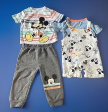 30 4 Piece LOT Disney Baby Mickey Mouse Tops Bottoms Size 12 Months Unisex