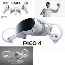 PICO4 128/256GB All-in-One VR Headset Glasses White Lightweight Wireless Latest