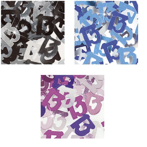 Party Tabletop Decoration Confetti Colours Pink Blue Black Ages 13-100 Also Hb - Picture 3 of 14