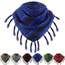 Military Shemagh Tactical Desert Keffiyeh Scarf Wrap with Tassel Neck Head Scarf