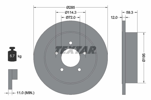 Jeep T. Cherokee Bremsscheibe 01-08-image