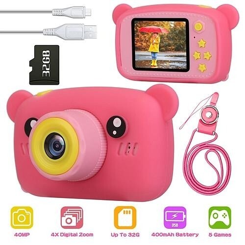 Kids Digital Camera Child Video Camera Children Camcorder Christmas Toy Birthday - Picture 4 of 4