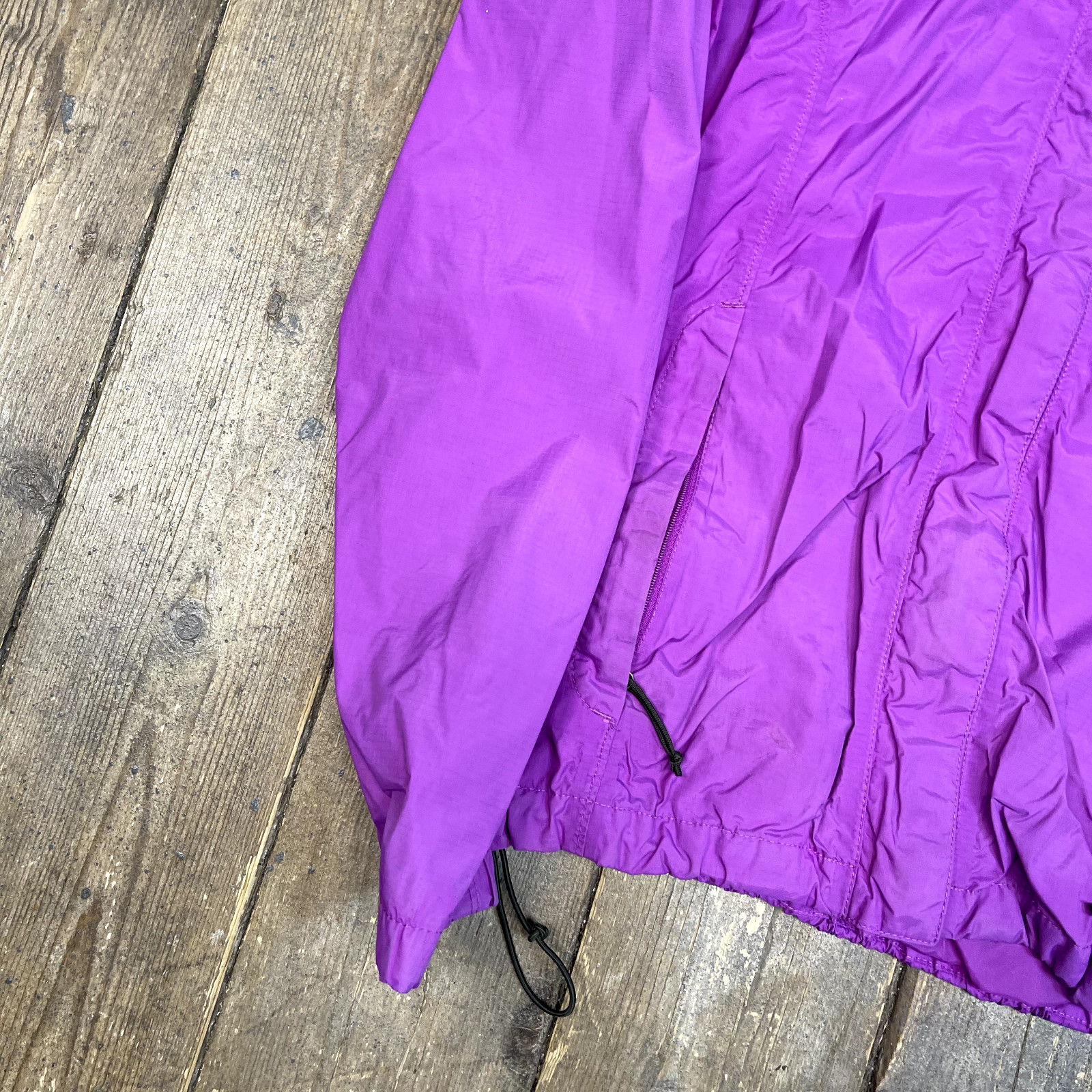 The North Face Rain Jacket Hyvent Full Zip Hiking Coat, Purple, Womens Small image 6