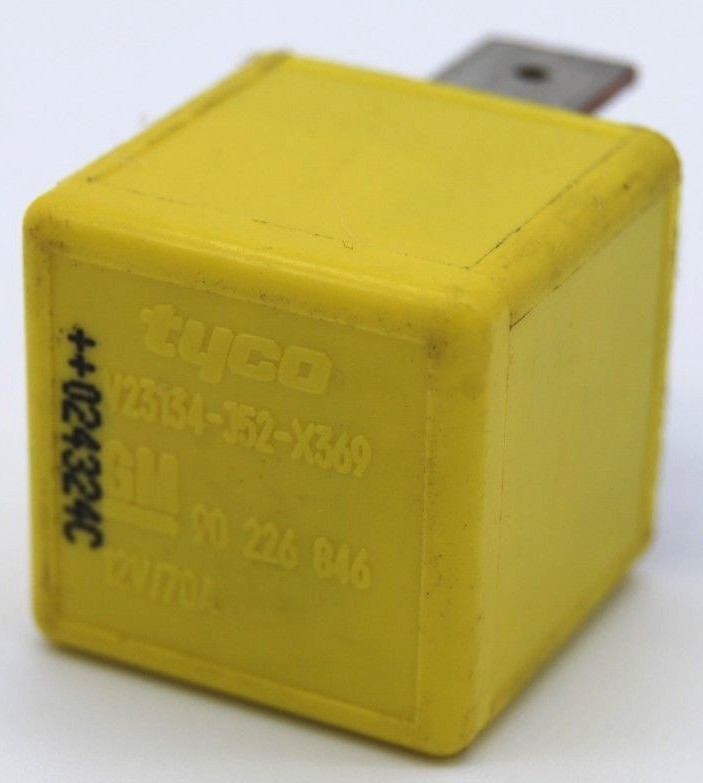 GM VAUXHALL OPEL SAAB TYCO START GLOW PLUG 4PIN RELAY V23134J52X369