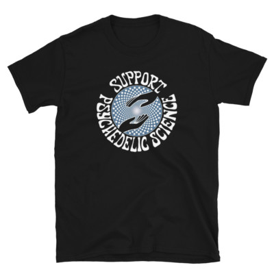 SUPPORT PSYCHEDELIC SCIENCE, PRINTED T-SHIRT 