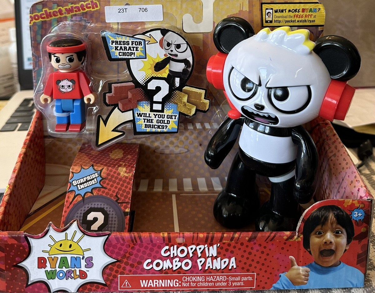 Ryan'S World Choppin Combo Panda Action Figure NEW | eBay