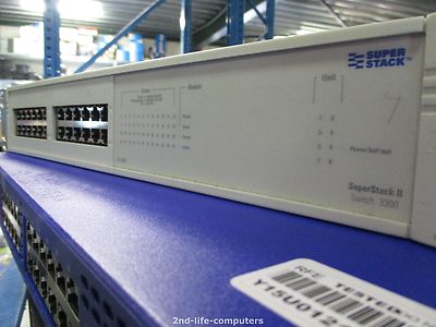 3COM 3C16980 Super Stack II 3300 Network Switch 24x 10/100 MAC ethernet PC
