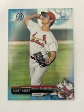 2017 Bowman Chrome Scott Hurst RC /399 Sky Blue Refractor 1st Bowman BDC-126