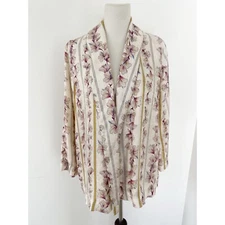 Forte Forte {size 0 / US 2} Floral Blazer Jacket Silk Blend