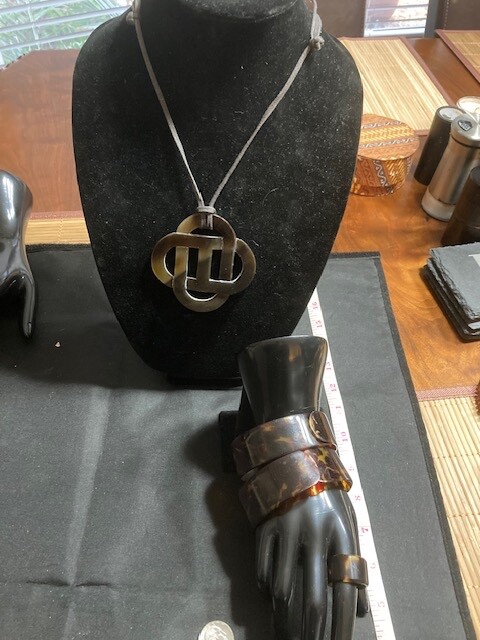 Very Cool Genuine Natural T. Shell  Jewelry Set from My Film Collection