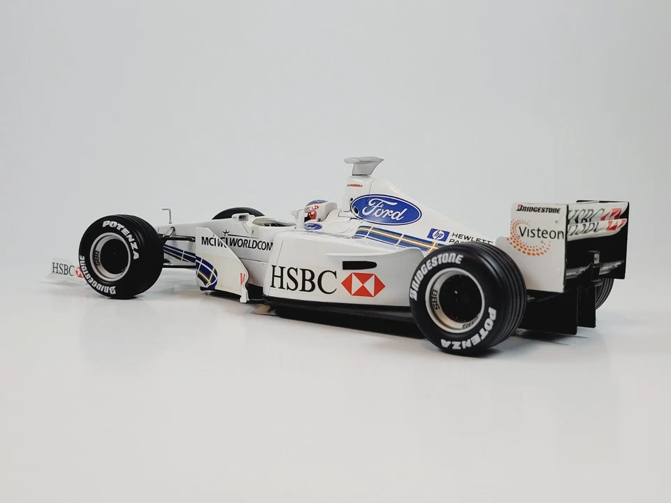 Hot Wheels 1:18 Stewart Ford SF3 Formula 1 Rubens Barrichello Diecast Model - Image 3 of 4
