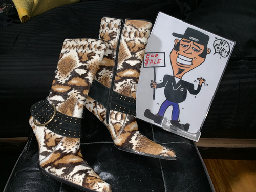 LADYS BOOTS COSTA BLANCA CALF HAIR SIZE 