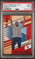 2022 Chronicles WWE Gable Steveson Rookie RC Elite Bronze #251 PSA 9