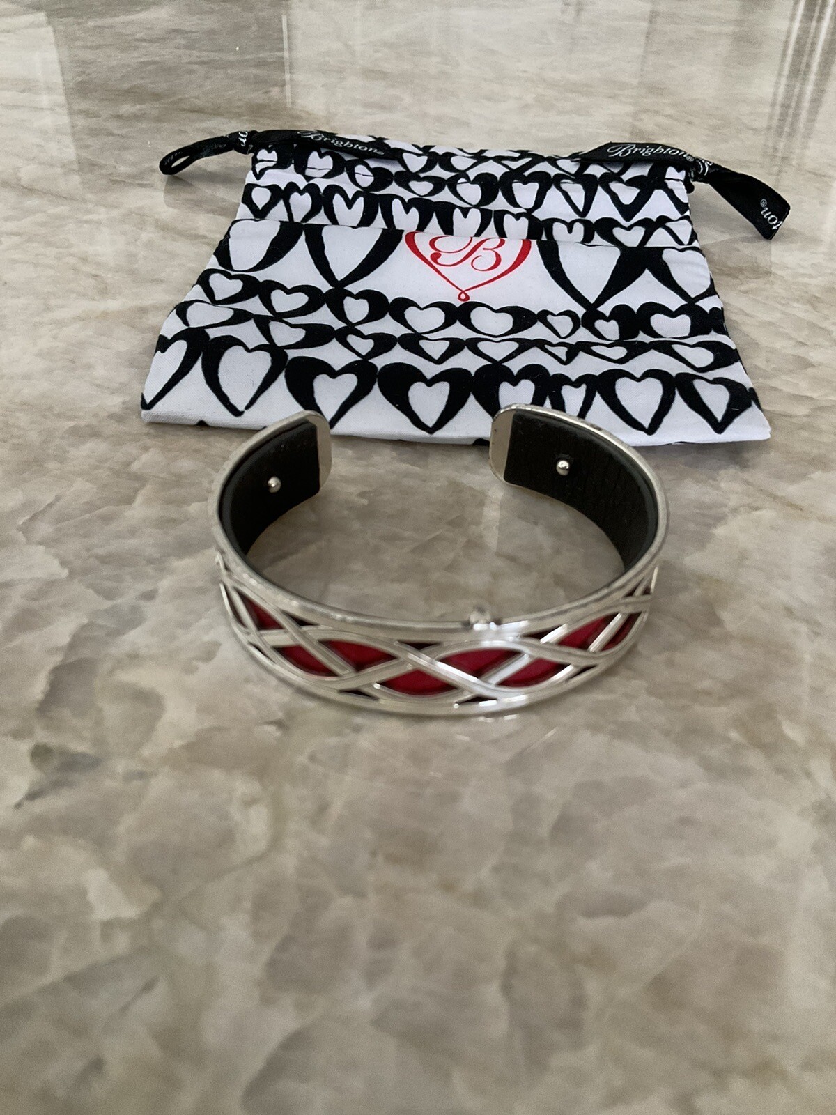 Brighton Silver Interchangeable Cuff Bangle Brace… - image 4