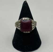 Wonderful ancient bronze Roman and Byzantine rings with glass.
