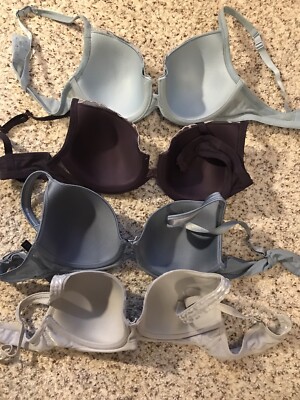 Lot of 4 NewWOT SOMA INTIMATES 36B Underwire Blue Purple Lined