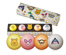 Volvik Golf Ball 3-piece Edition Soliche Pooh and Friends Ball Marker Set