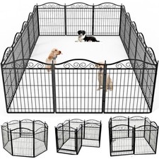 Welpenlaufstall XXL Welpenauslauf Tieraufstall Hundegehege Freigehege Laufstall