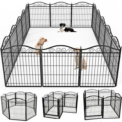 BINGOPAW Welpenlaufstall XXL Welpenauslauf Tieraufstall Hundegehege Freigehege Laufstall