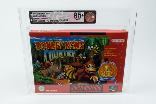 Super Nintendo *Donkey Kong Country* SNES Neu / New VGA 85+ NM+ Spain/Italy Clas - 第 1/9 張圖片