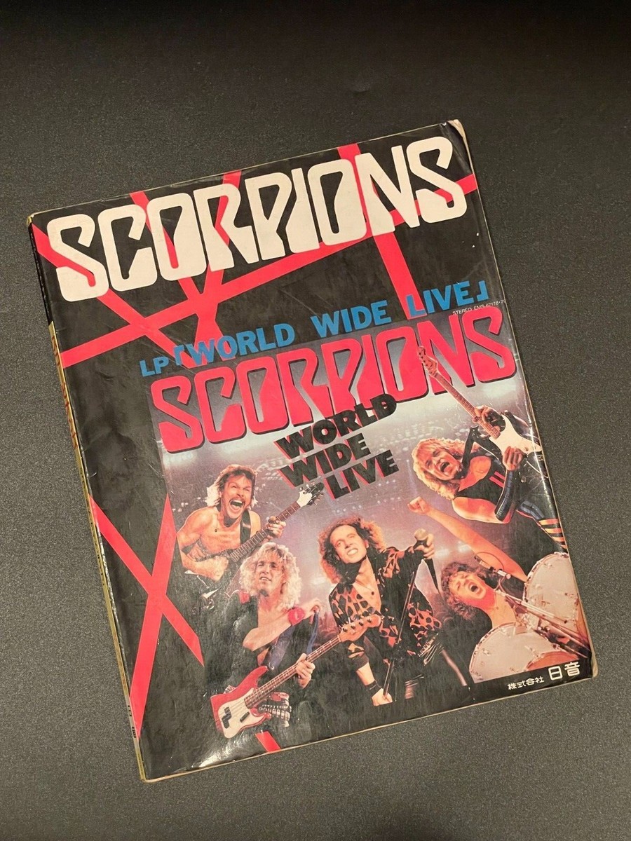 SCORPIONS World Wide Live Japan Band Score Guitar TAB URI JON ROTH
