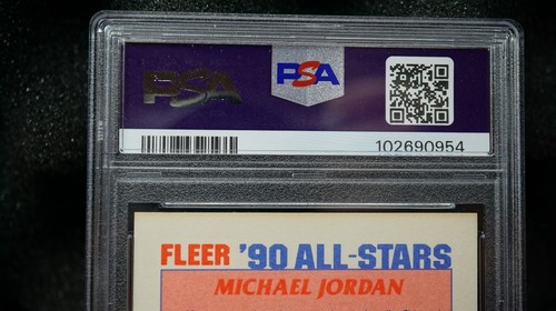 1990 Fleer All-Star #5 Michael Jordan PSA 7 NM "THE GOAT" Sweet card! 5th year. - Picture 5 of 6