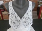 jolie combinaison & fond de robe vintage jolie dentelle Taille 54  ref A5644