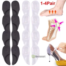1-4Pair Gel Insoles Orthotic Arch Support Flatfoot Corrector Shoe Cushion Insert