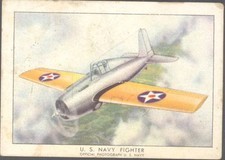 Brown & Williamson - Modern American Airplanes, Series C - 16 - US Navy Fighter