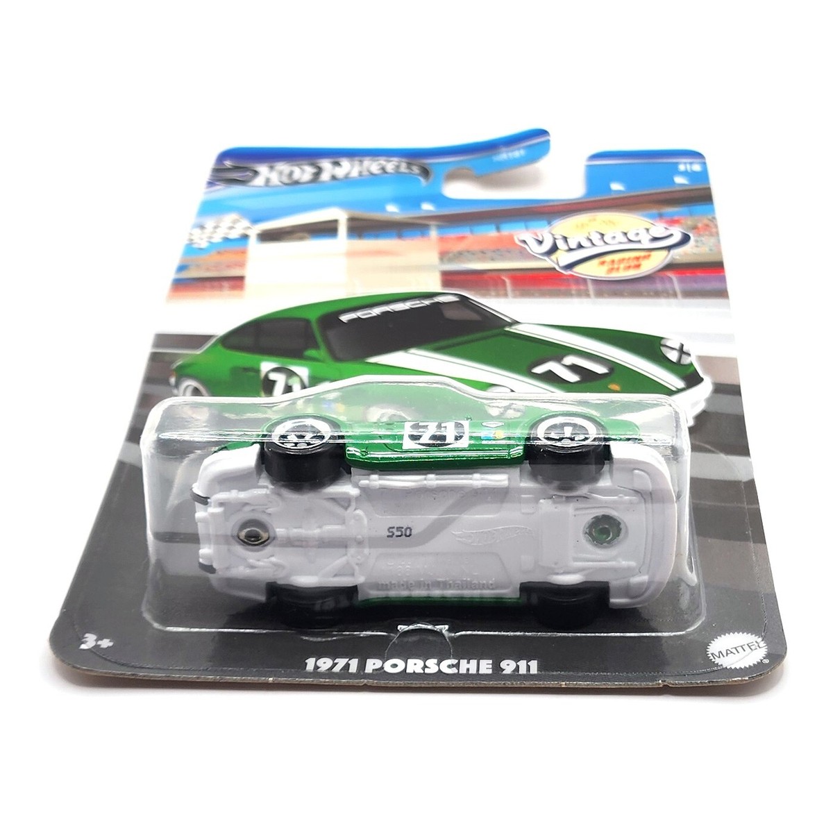 Hot Wheels 1971 Porsche 911 Vintage Racing Club Kids Model Diecast