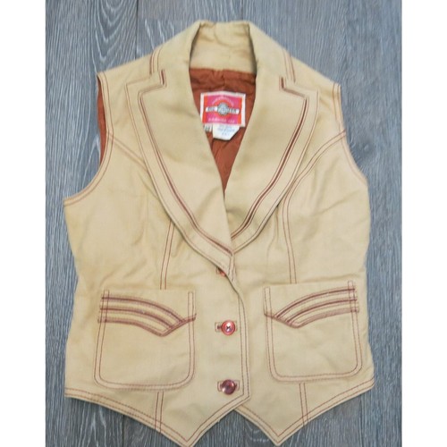 VINTAGE MS PIONEER Suit Pants Vest Jacket Size 10 Women Western Equestrian 1970s - Picture 7 of 20
