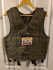 TACTICAL GEAR VEST Mil Spec Plus GREEN UNIVERSAL EQUIPMENT