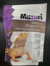 Mazuri | Nutritionally Complete Bearded Dragon Food - 8 Oz Exp. 02/10/25