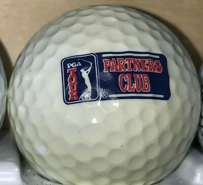 PGA Tour Partners Club Signature Double Sided Logo Golf Ball (H-19-6) 1ct (one)