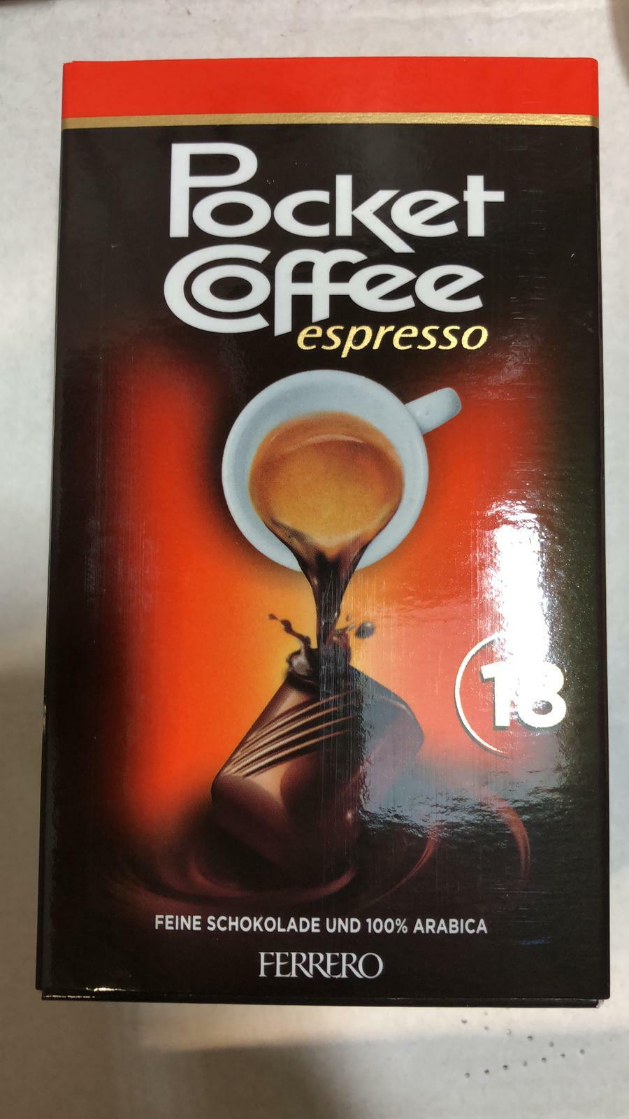 Ferrero Pocket Coffee espresso in milk & dark chocolate 18pc 225g