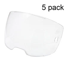 5 each - ESAB 0700000802 Clear Front Cover Lens For Sentinel A50 Helmet
