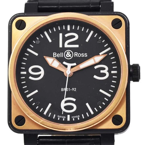 BELL & ROSS - BR 01-92 Aviation in Black PVD and Rose Gold