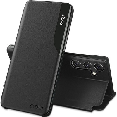 Handyhülle mit Klappe für Galaxy A57 5G Tech-Protect Case Cover Etui Schwarz