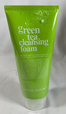 Nature Republic Green Tea Cleansing Foam 300ml SEALED-NOS [US SELLER]