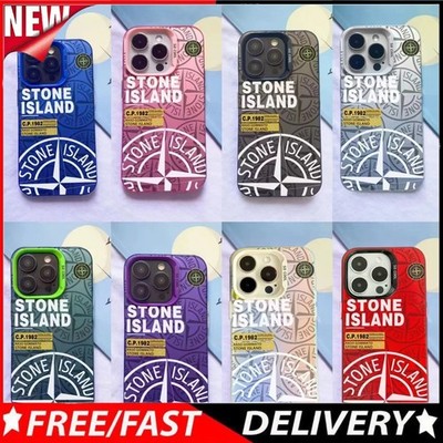 Stone Logo Silikon Hülle For iPhone 16 15 14 13 12 11 Plus Pro Max Case Taschen！